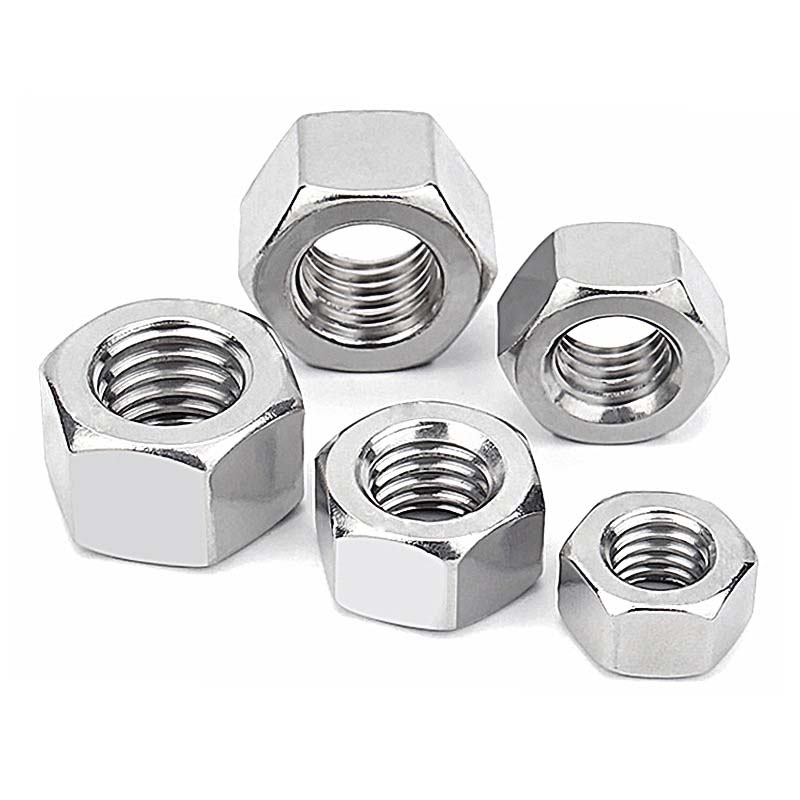 ສີດໍາ heaye hexagon nut