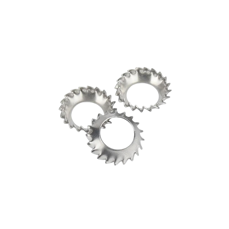 Countersunk External Tooth Serrated ເຄື່ອງຊັກຜ້າລັອກຮູບຈວຍ