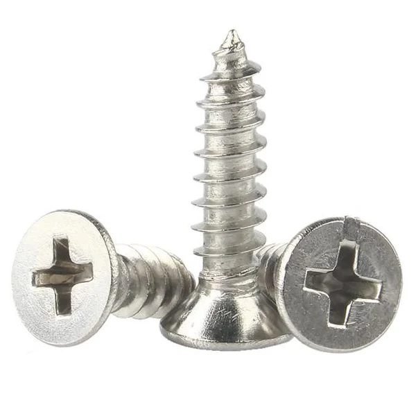 cross recessed crossunk ໄມ້ screws ໄມ້ຫົວ
