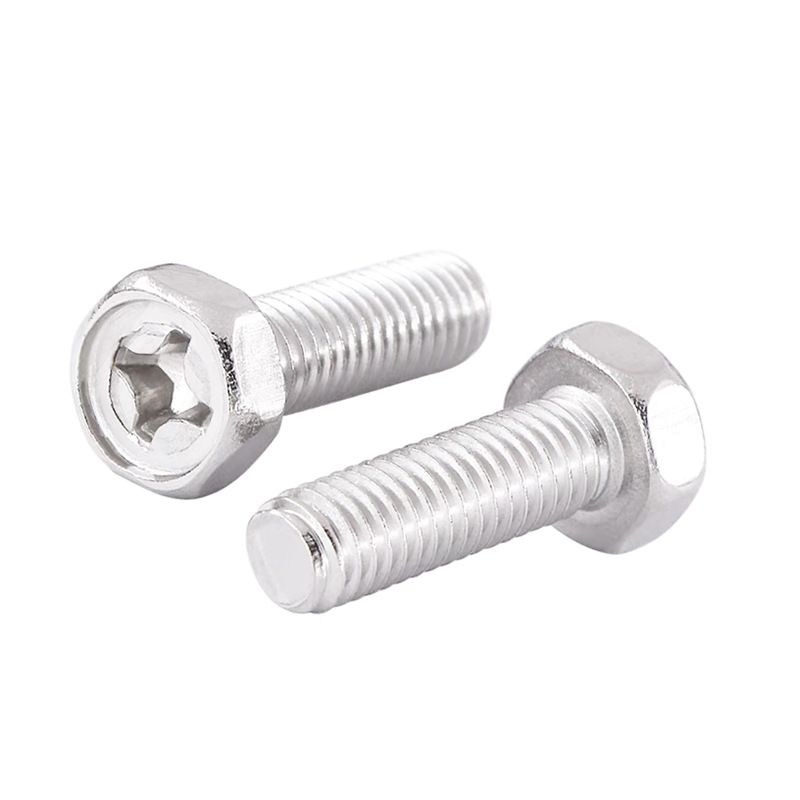 Cross Recessed Hex Head Bolts Indentation