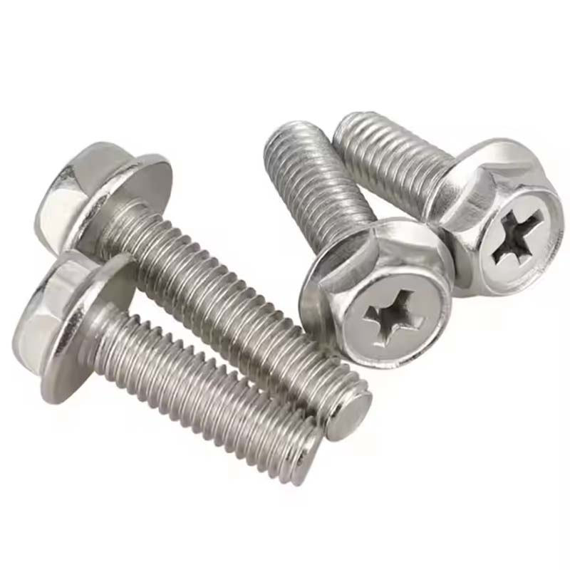 ຊັ້ນມ 6.8 Cross Hexagon flange Bolt