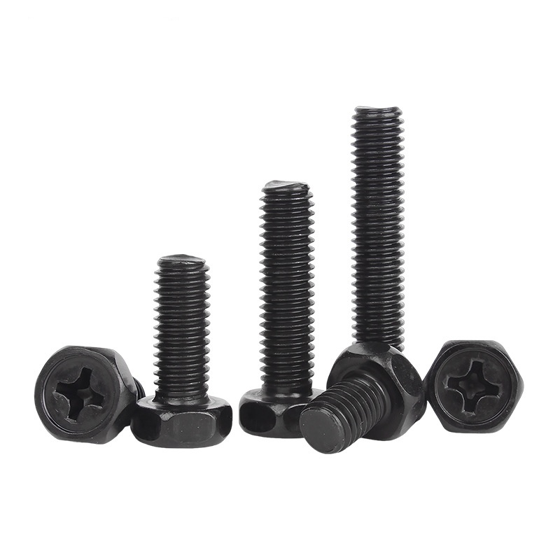 Hex Type Head Cross Recessed Bolt with Indentation