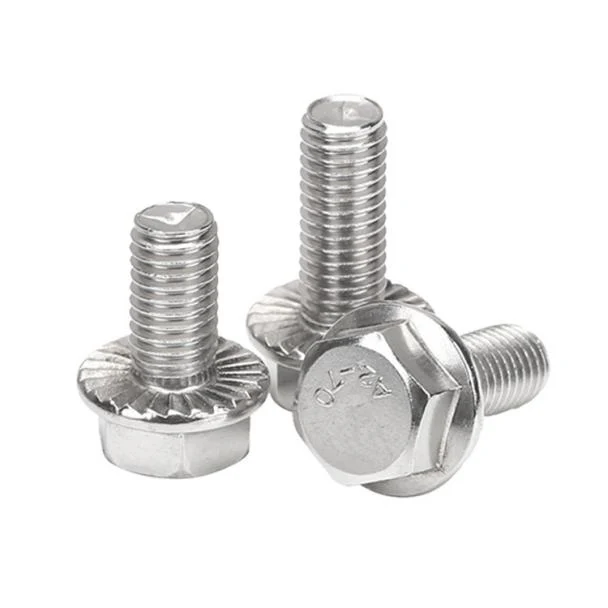 Hexagon Flange Bolts ມີແຂ້ວ