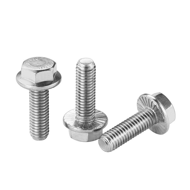 hexagon flange bolts ກັບແຂ້ວ