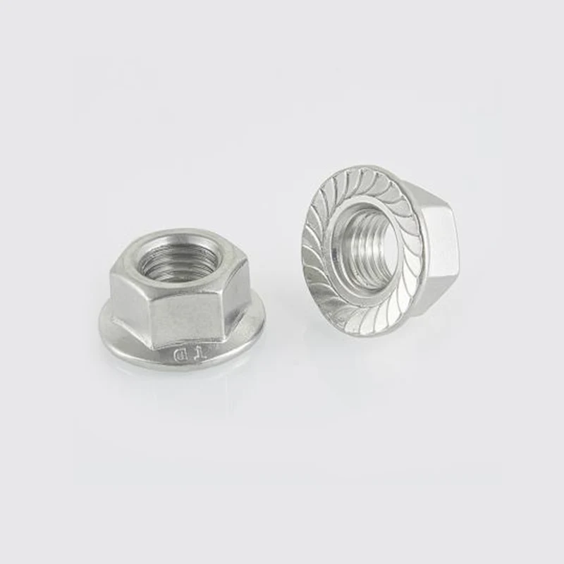 Hexagon nuts with flange ແລະແບບ 2