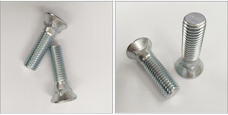Flat countersunk head square neck bolts