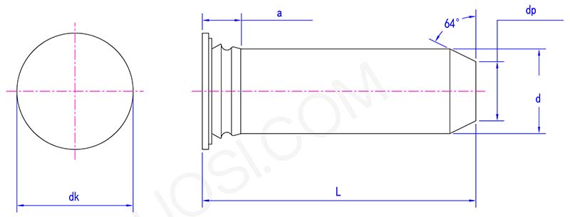 Carbon Steel Guide Pin parameter