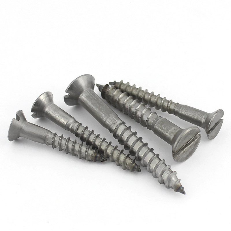 ສະລັອດຕິງ Countersunk Stainless Steel Screw ໄມ້