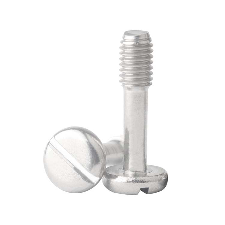 screw pan slotted sp screw ກັບ shank waithed