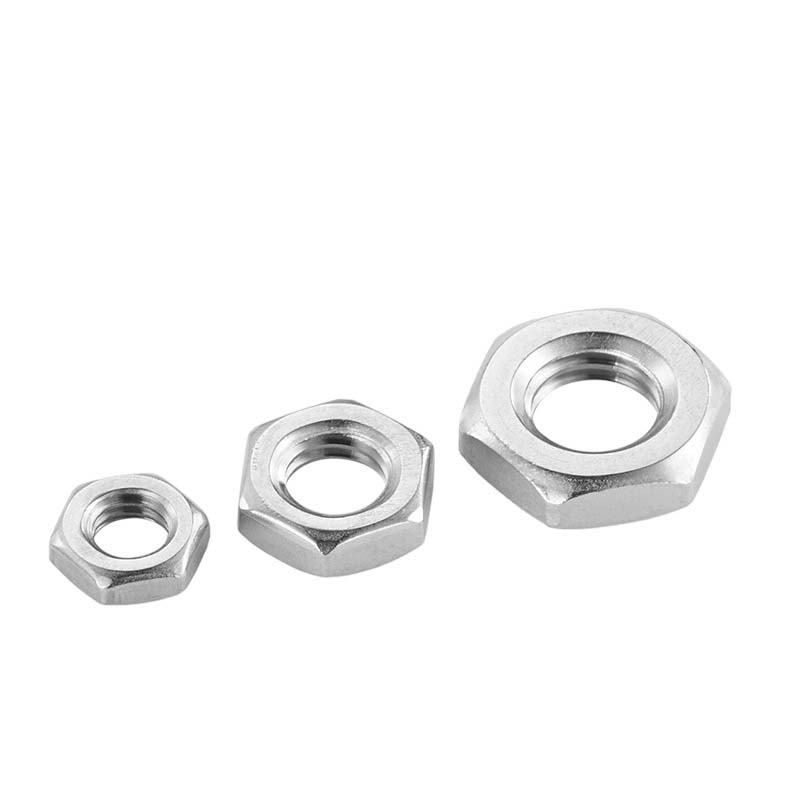 ຂະຫນາດນ້ອຍ hexagon ບາງ nuts nuts ກະທູ້ pitch ດີ