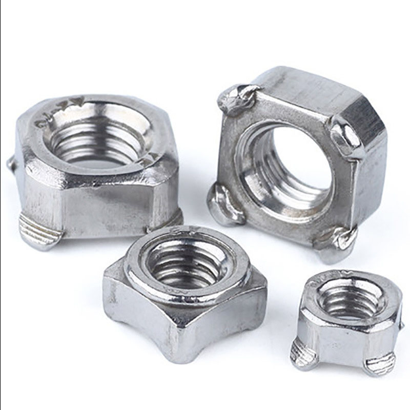 Square Weld Nut ເຫຼັກອ່ອນ